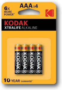 Батарейка Kodak XtraLife LR03 1x4 шт. блістер (30044)