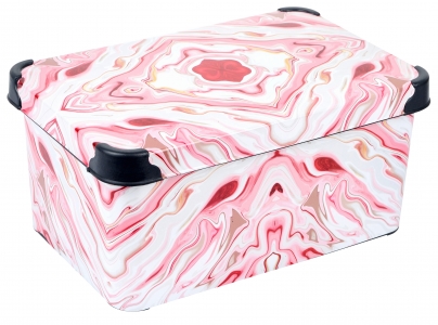 Контейнер Violet House Decor Marble Red (6733020)