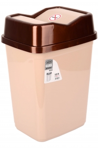 Контейнер для сміття VIOLET HOUSE CAPPUCHINO Метелик 34,5х20,5х25,5 см 10 л Коричневий (6678991)