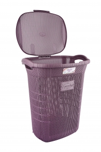 Кошик для білизни VIOLET HOUSE PLUM Віолетта 59х37х48 см Фіолетовий / Бузковий (6481511)