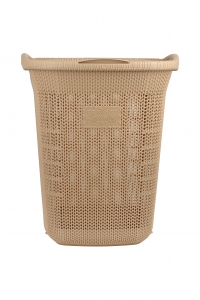 Кошик для білизни VIOLET HOUSE CAPPUCHINO Віолетта 65 л Бежевий (6481510)