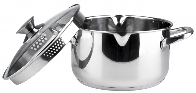 Каструля Ringel Hanover 22 см 4.5л Хром (6740926)