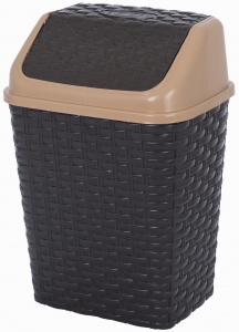 Контейнер для сміття VIOLET HOUSE COFFEE Роттанг 35х19х25 Коричневий (6513112)