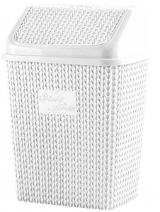 Контейнер для сміття VIOLET HOUSE Віолетта WHITE (6513165)