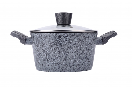 Каструля глибока Oscar Master 3.7 л 20 см Сірий (6673313)