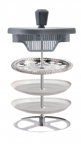 Френч-прес OSCAR Best 0.8L Сірий (6710029)