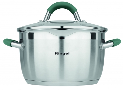 Каструля RINGEL Expert 16 см 1.6л Хром (6723689)
