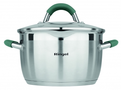 Каструля RINGEL Expert 20 см 3.5 л Хром (6723691)