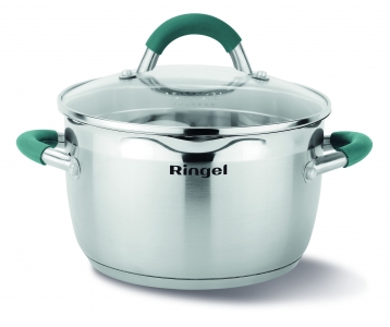 Каструля RINGEL Expert 18 см 2.5 л Хром (6723690)