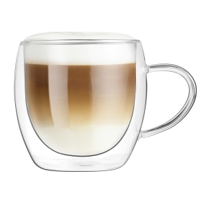 Сервіз для сніданку з подвійною стінкою Oscar Verona 2 предмети Прозорий (6726108)