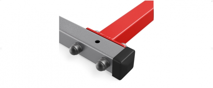 Турник з упорами для віджимання MC-017 Червоно-сірий