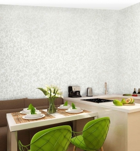 Панель ПВХ пластикова вагонка для стін та стелі D 06.04 «Квіткова гравюра матова» Riko