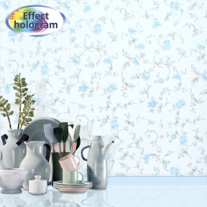 Панель ПВХ пластикова вагонка для стін та стелі Азалія блакитна D 07.37 Riko