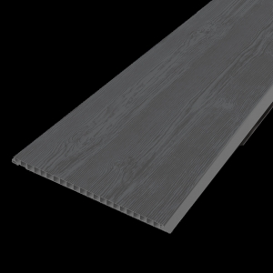 Панель ПВХ пластикова вагонка для стін та стелі EX 07.10 Ліон Graphit Riko