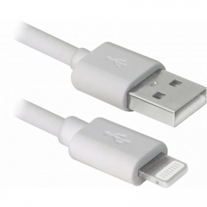 Кабель REAL-EL USB-Lightning 2m, White UAH (4743304104673)