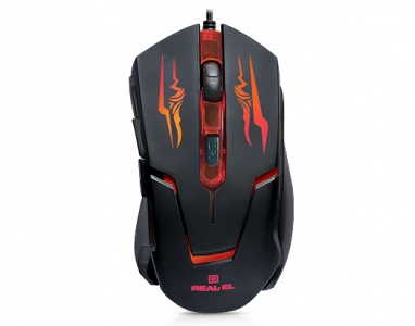 Миша REAL-EL RM-520 Gaming Black USB UAH