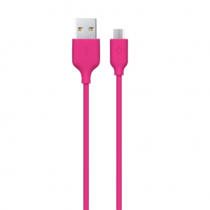 Кабель Ttec (2DK7530P) USB - microUSB 1.2м, Pink