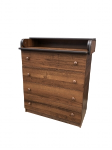 Пеленальний комод Baby Comfort Classic на 4 ящики Горіх