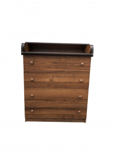 Пеленальний комод Baby Comfort Classic на 4 ящики Горіх