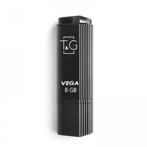 Флеш-накопичувач USB 8GB T&G 121 Vega Series Black (TG121-8GBBK)