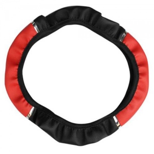 Оплетка чохол на кермо BTB 38см без обтяжки червона