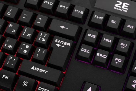 Клавіатура 2E Gaming KG340 LED Ukr USB Black (2E-KG340UBK)
