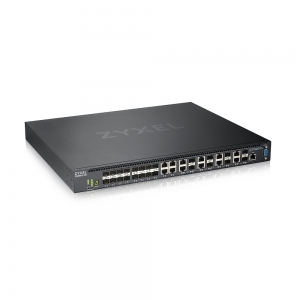 Комутатор ZYXEL XS3800-28 (XS3800-28-ZZ0101F) (4x10GE, 8x10GE/SFP+, 16xSFP+, стекований (до 4)