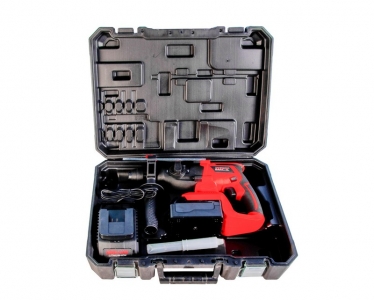 Перфоратор акумуляторний MPT SDS-PLUS 26 мм 21 В Li-ion 4 Аг 1400 об/хв 4500 уд/хв 1.5 Дж 3 режиму кейс MCRH2641.B1