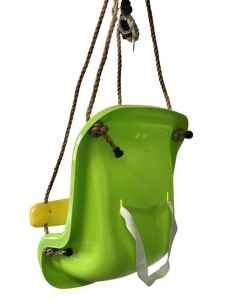 Гойдалки для дітей із захистом WCG Delux Зелений