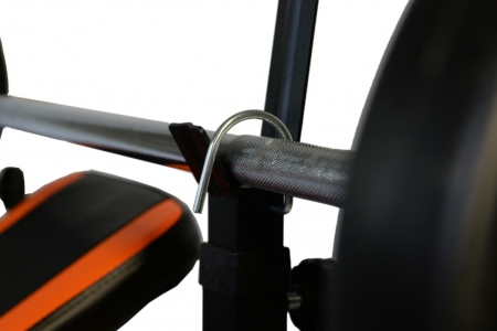 Лавка для жиму універсальна WCG 0020 з Тягою та партою Скотта + Набір штанга та гантелі на 148 кг