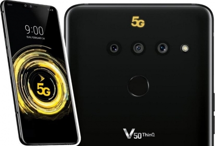Мобільний телефон LG V50 ThinQ 5G 6/128GB Black 1 Sim