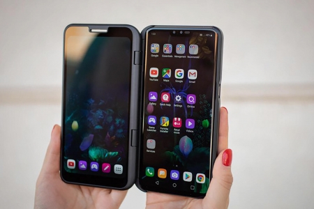 Мобільний телефон LG V50S ThinQ 5G 8/256Gb Aurora Black 1 sim