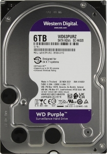 Накопичувач HDD SATA 6.0TB WD Purple 5640rpm 256MB (WD63PURZ)