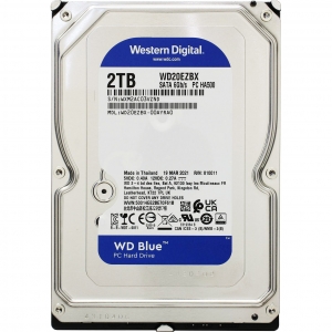 Накопичувач HDD WD Blue SATA 2.0TB WD Blue 7200rpm 256MB (WD20EZBX)