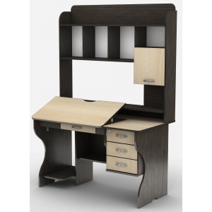 Комп'ютерний стіл Тиса СУ-8 Венге магія - Дуб молочний