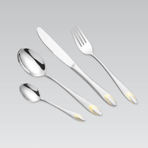 Набір столових приладів Maestro MR-1513 G 24 предмети Хром