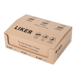 Набір м'ячиків Collar Лайкер Мікс 3 розміру Помаранчевий