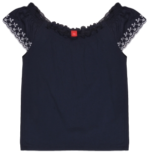 Футболка для дівчинки s.Oliver 152 см темно-синій 66903325639