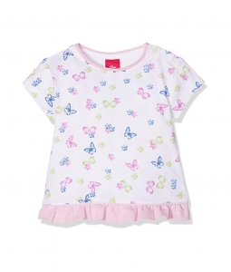 Футболка для дівчинки s.Oliver 62 см білий метелика 65704324770