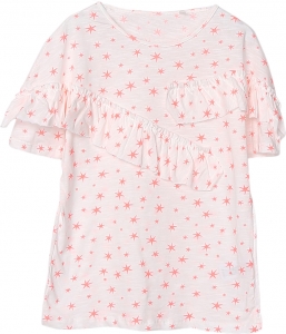 Футболка для дівчинки C&A 146-152 см білий зірки 643012025584