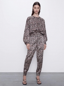 Жіночі штани Zara XS чорно-сірий 0881156051