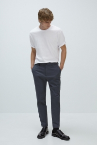 Чоловічі штани Zara 42 темно-сірий 0706532801