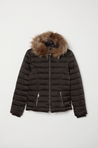 Жіноча куртка H&M 36 чорний 10086426758