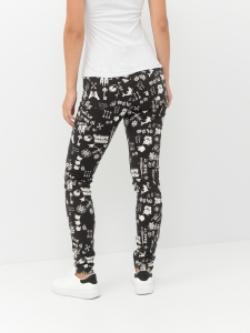 Женские джинсы Monki 36 черный принт 295971