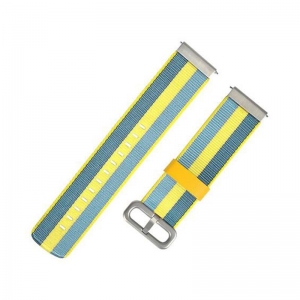 Універсальний текстильний ремінець MiJobs 20 мм Жовто-блакитний (AMZBPUNTXT-BE)