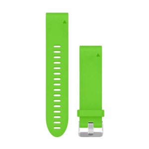 Ремінець Garmin QuickFit 20 Smooth Silicone Band Green (QF20-SMSB-GRN)
