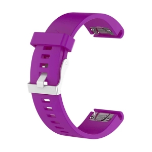 Ремінець Garmin QuickFit 20 Smooth Silicone Band Purple (QF20-SMSB-PURP)