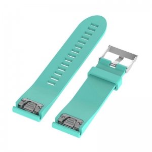 Ремінець Garmin QuickFit 20 Smooth Silicone Band Teal (QF20-SMSB-TEAL)