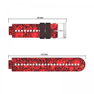 Ремінець Garmin Universal 16 Camouflage Silicone Band Red (U16-CFSB-RED)