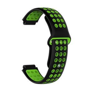 Ремінець Garmin Universal 16 Nike-Style Silicone Band Black/Green (U16-NSSB-BKGN)